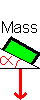 Mass on Ramp (Pressing down)